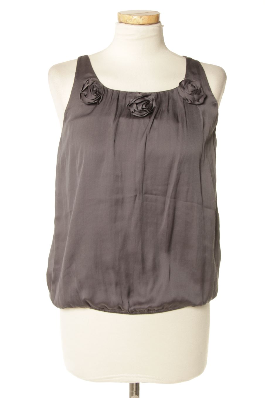 Top de Benetton de la talla S, de color gris