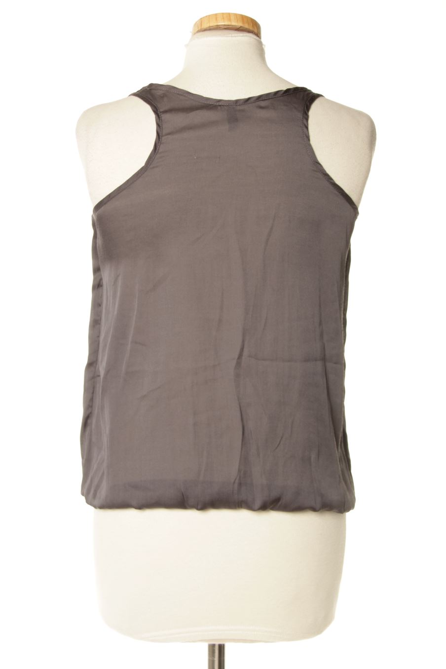 Top de Benetton de la talla S, de color gris