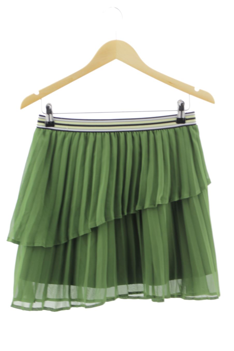 Jupe Zara de la taille M, de couleur vert