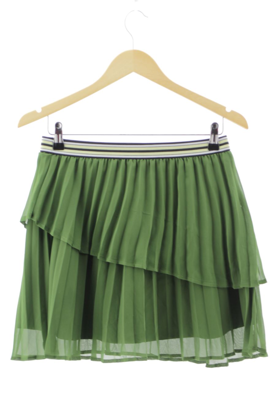 Jupe Zara de la taille M, de couleur vert