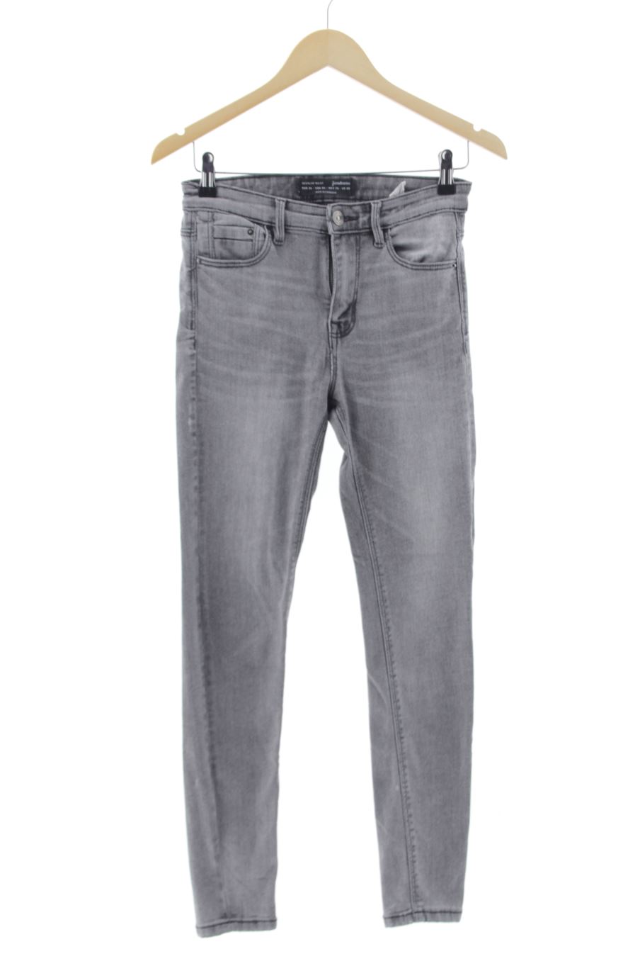Jeans Stradivarius de la taille 36, de couleur gris de denim