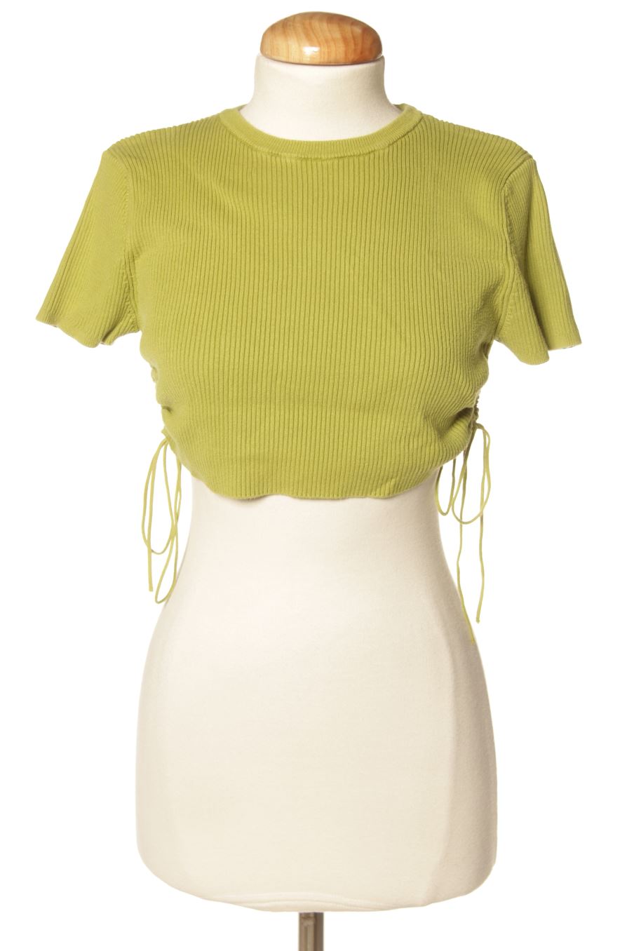 Top de Zara de la talla M, de color verde