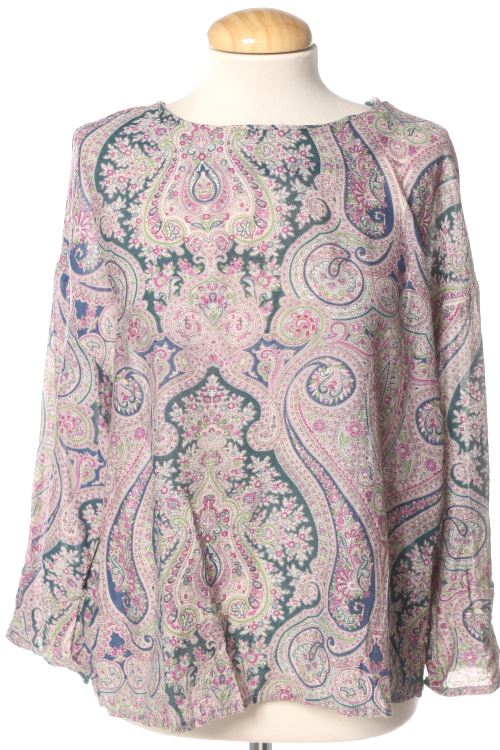 Blusa a maniche lunghe