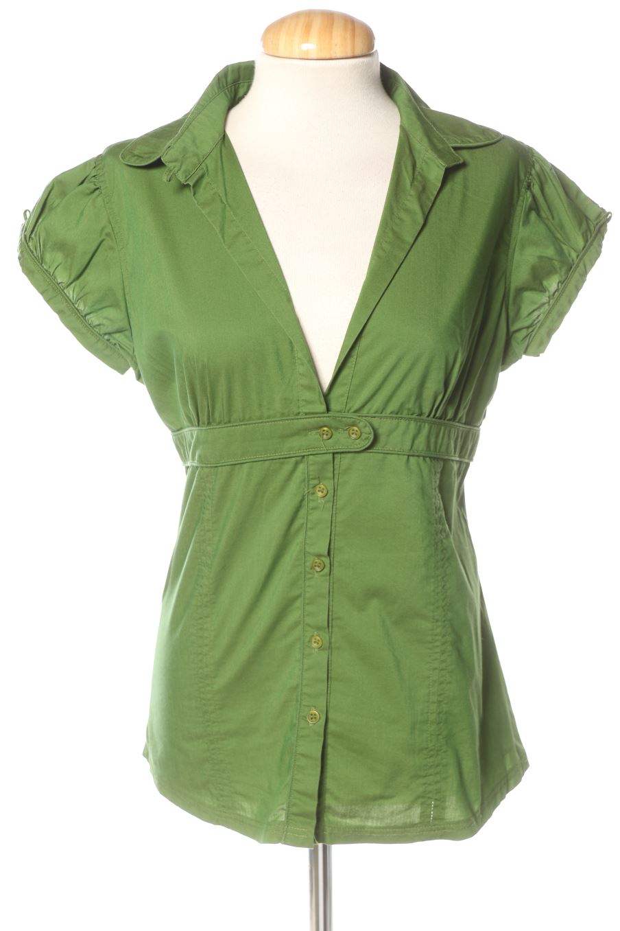Camisa de Stradivarius de la talla M, de color verde