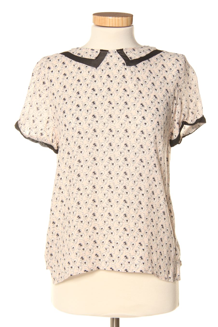 Blouse à manches courtes Promod de la taille 36, de couleur imprimés