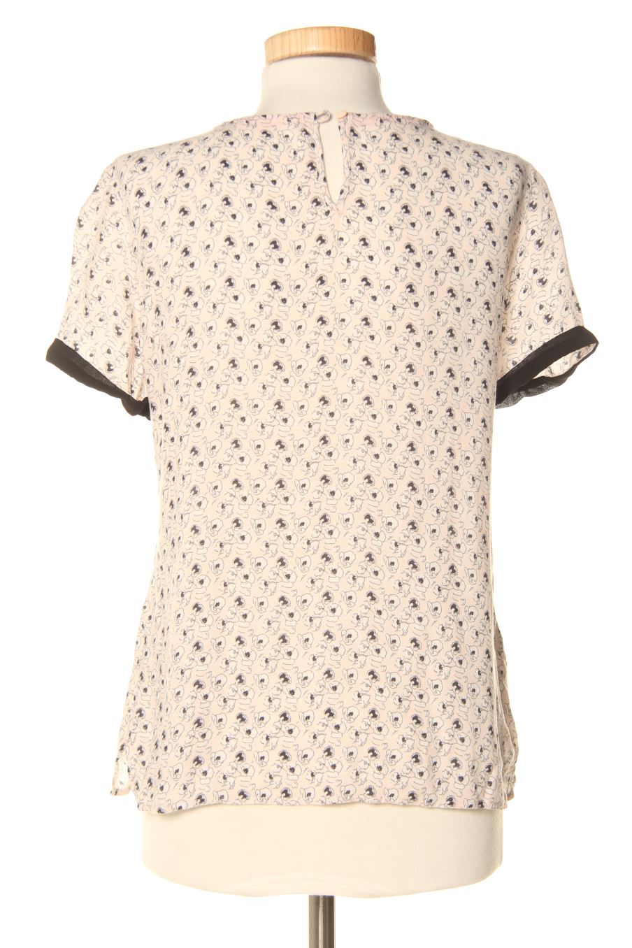 Blouse à manches courtes Promod de la taille 36, de couleur imprimés