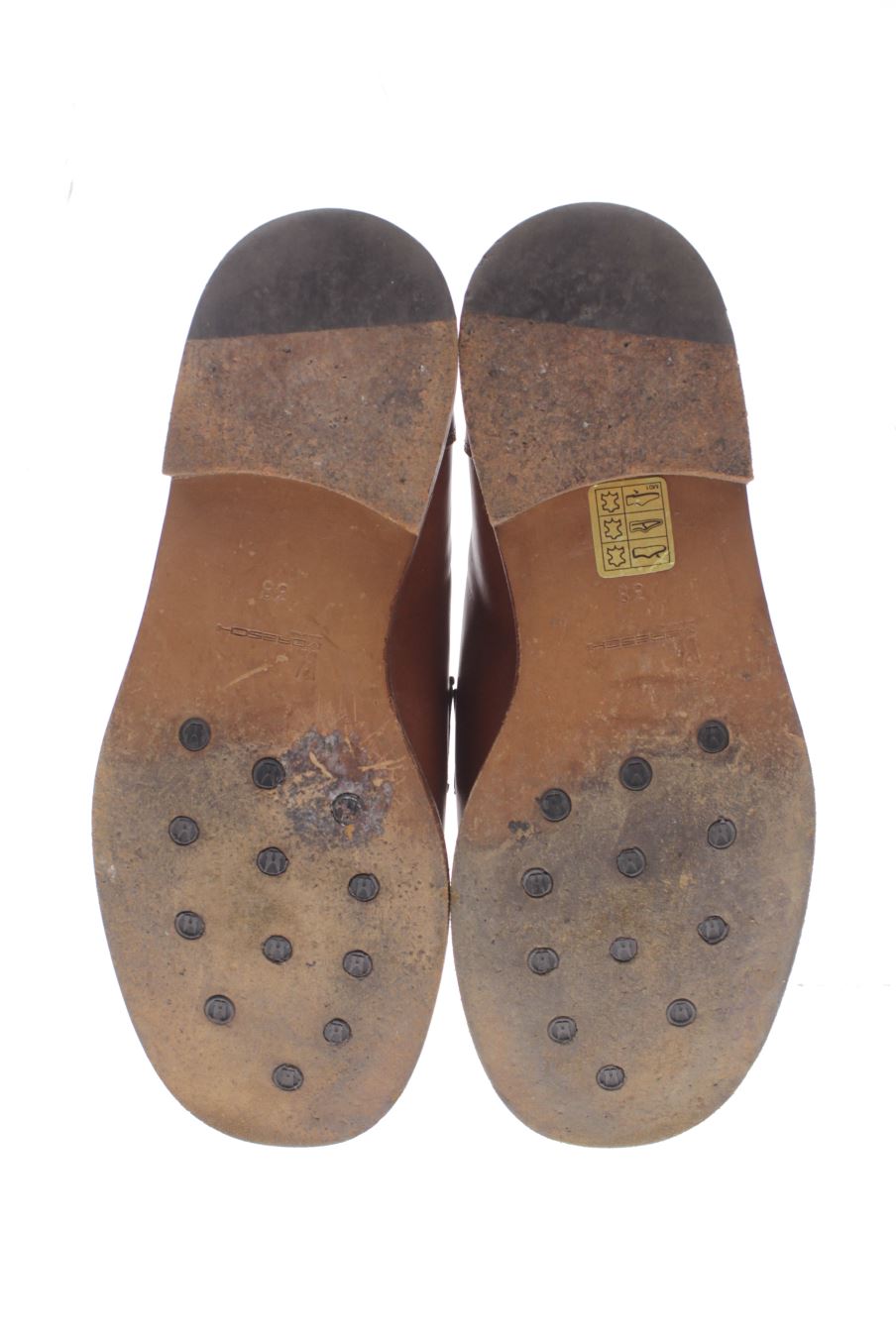 Zapatos planos de Moreschi de la talla 38, de color marrón de