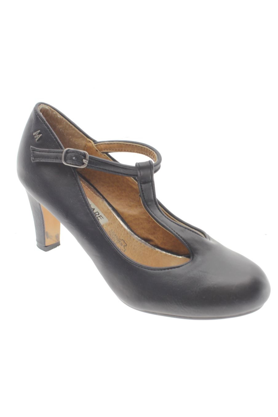 Zapatos de tacon de MariaMare de la talla 37, de color negro de
