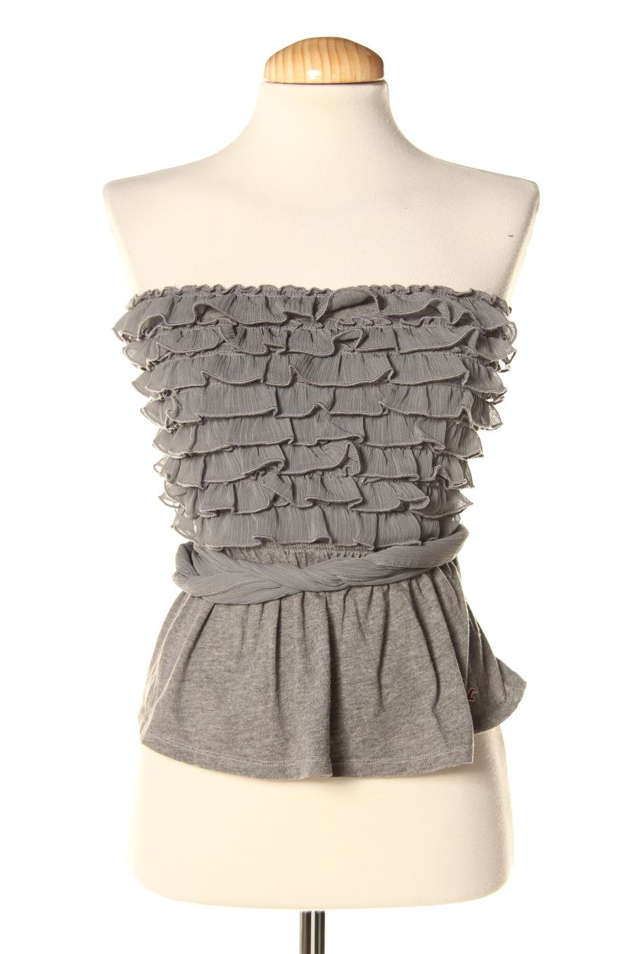 Top Hollister de la taille XS, de couleur gris