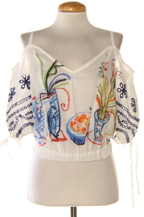 Blusa a maniche corte