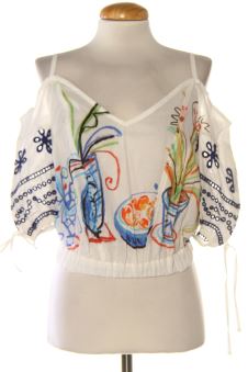Blusa a maniche corte M Desigual, foto 1 di 2