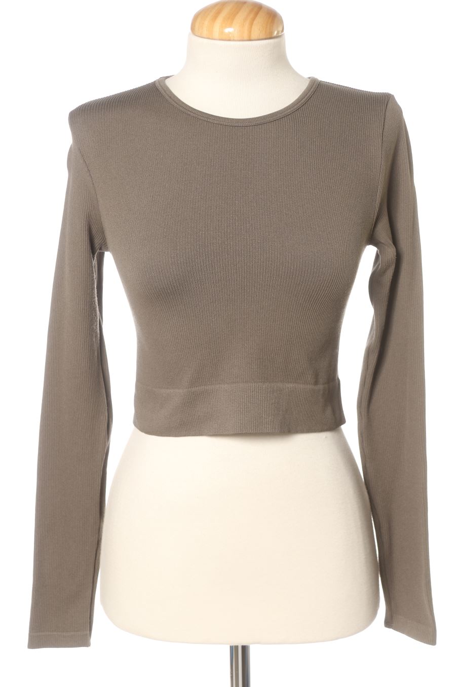 Maglietta a maniche lunghe de Pull & Bear de la talla M, de color grigio