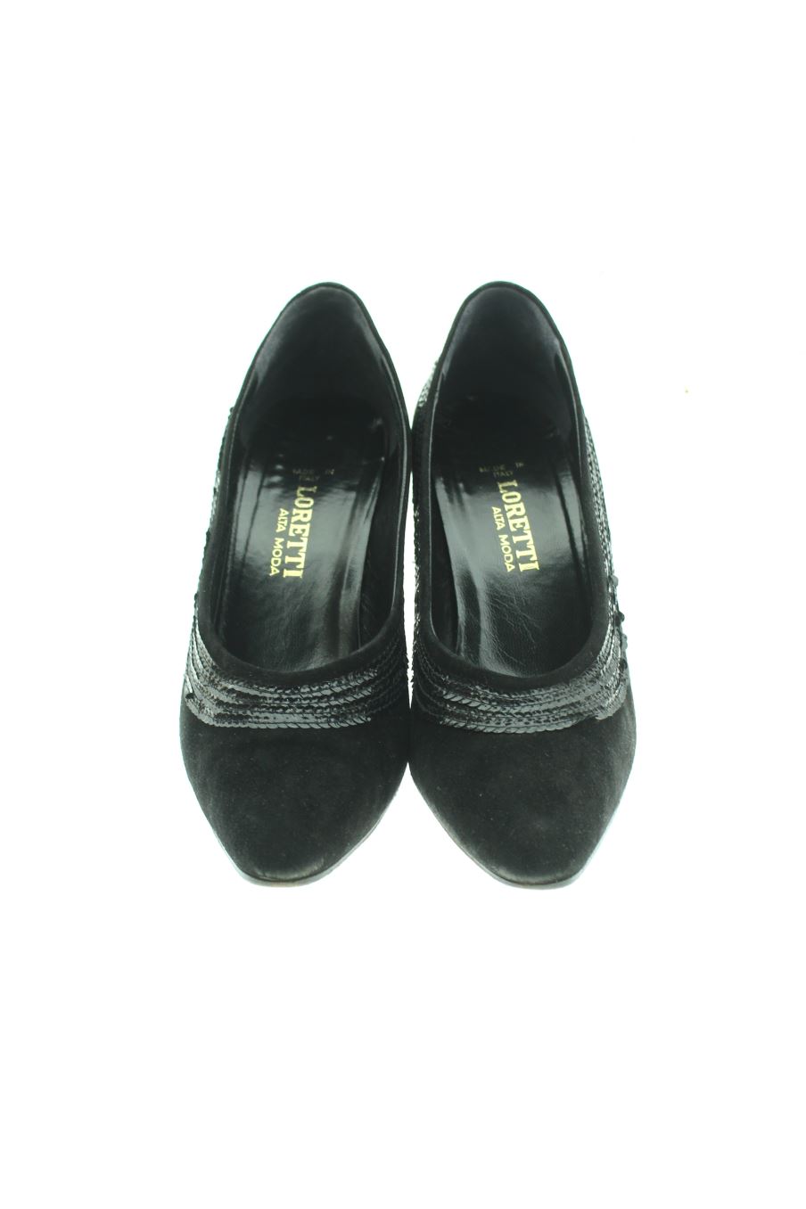 Zapatos de tacon de LORETTI de la talla 37, de color negro de