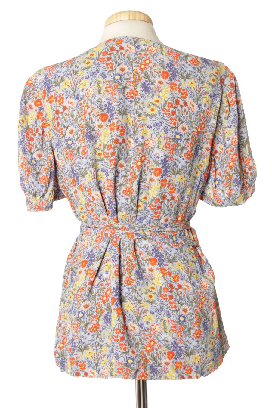 Blouse à manches courtes Comptoir des Cotonniers de la taille XL, de couleur fleurs