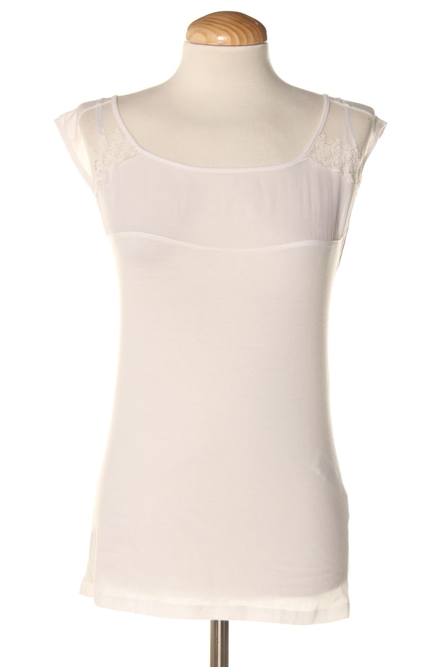 Top Stradivarius de la taille S, de couleur blanc