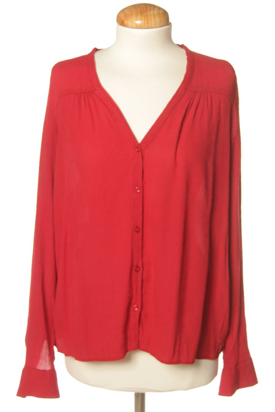 Blouse à manches longues Maje de la taille S, de couleur rouge