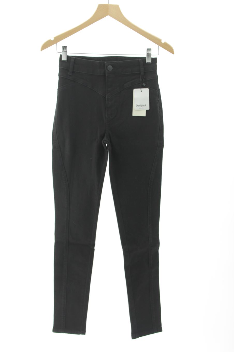 Jeans Desigual de la taille 38, de couleur noir de denim