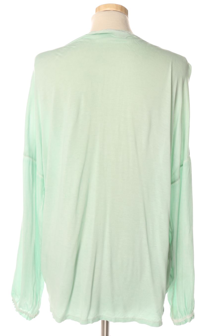 Blouse à manches longues OCTOBER de la taille S, de couleur vert