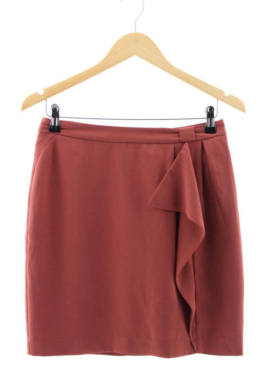 Gonna de H&M de la talla 38, de color bordeaux