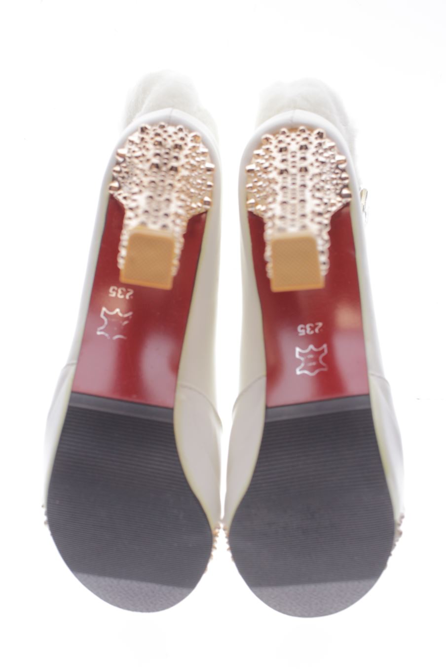 Botines de PERCENTIL de la talla 35, de color blanco de