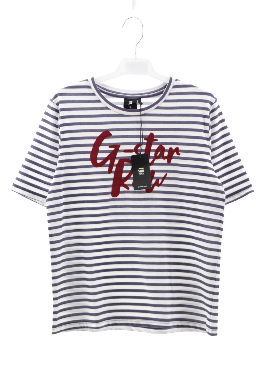 T-shirt RAW de la taille 10 ans avec une étiquette