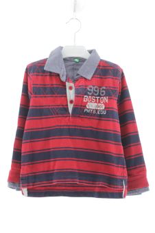 Langärmeliges Poloshirt 106 Benetton