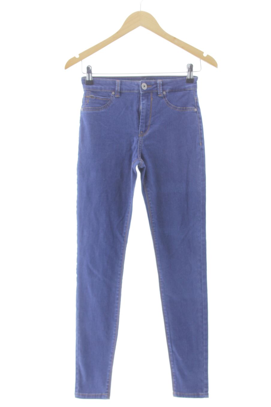 Vaquero de Bershka de la talla 36, de color azul de ropa vaquera