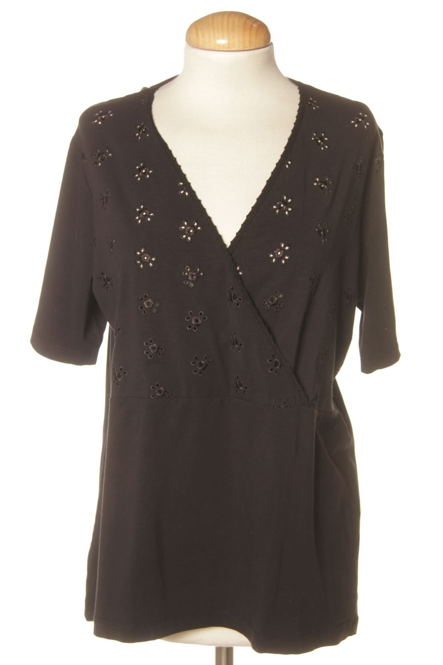 Blouse à manches courtes Your Sixth Sense (C&A) de la taille L, de couleur noir