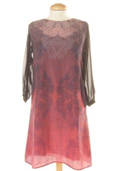 Einfaches Kleid M Lavand