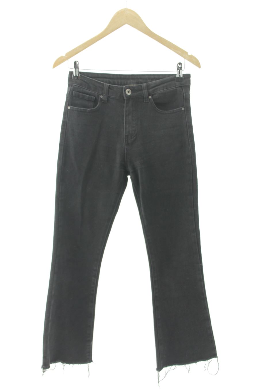 Jeans Le Group Woman de la taille S, de couleur noir de denim