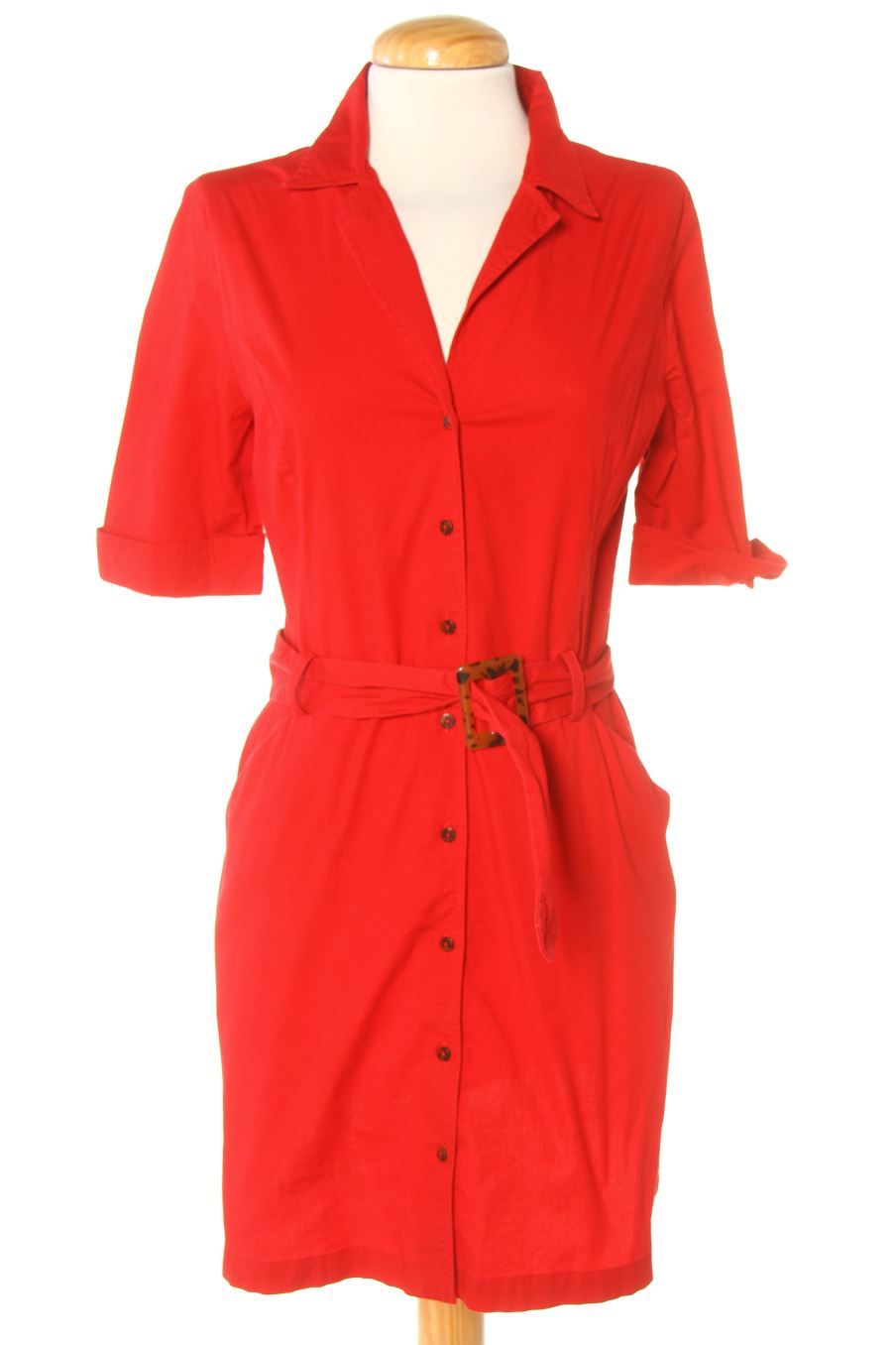 Robe casual Mango de la taille 34, de couleur rouge
