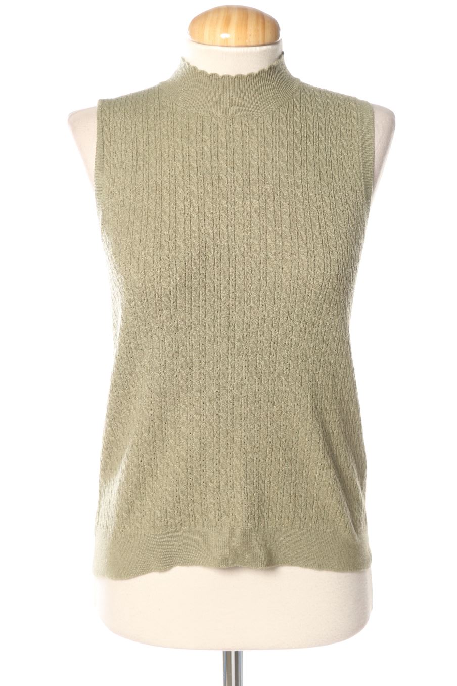 Pull Zara de la taille M, de couleur vert