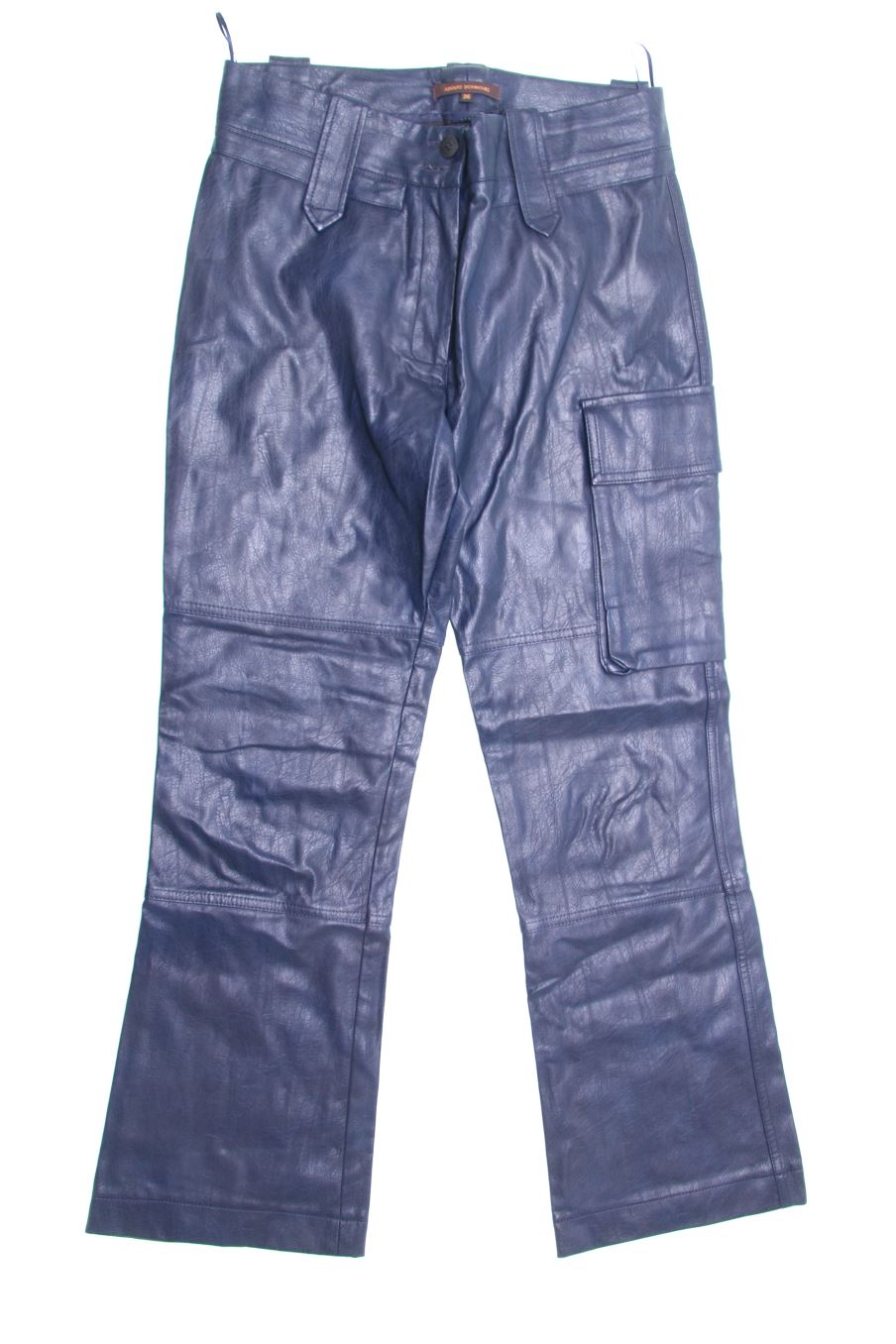 Pantalon Adolfo Dominguez de la taille 36, de couleur bleu marine de synthétique