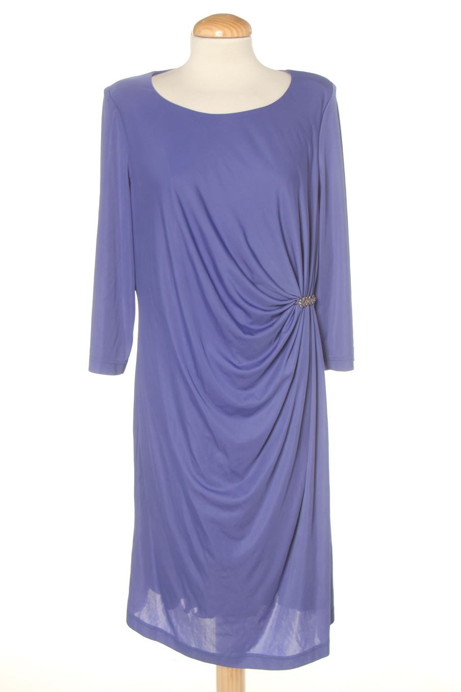 Vestido elegante de DonaRosa de la talla XL, de color azul