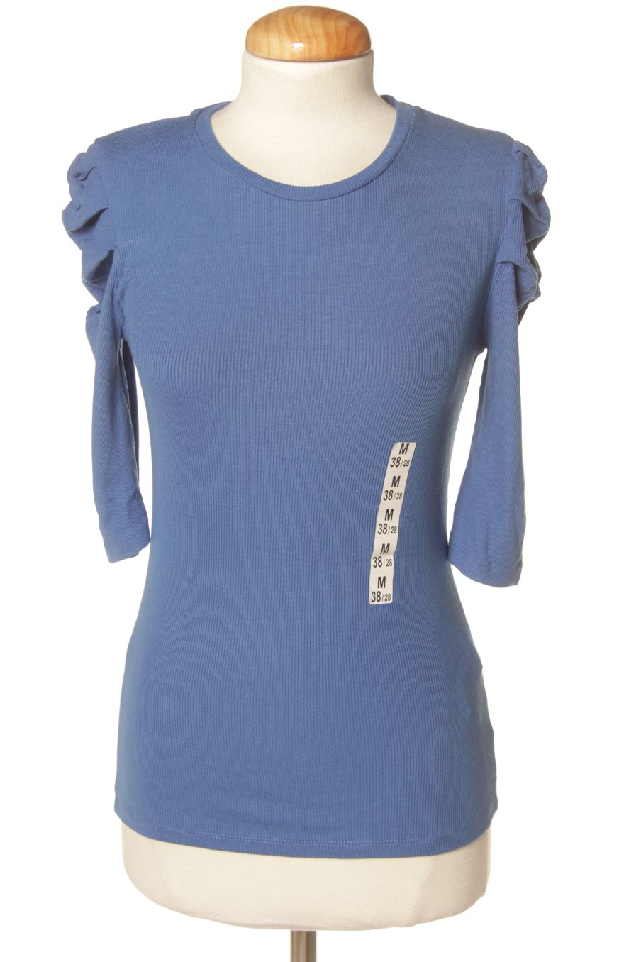 T-shirt Stradivarius de la taille M, de couleur bleu