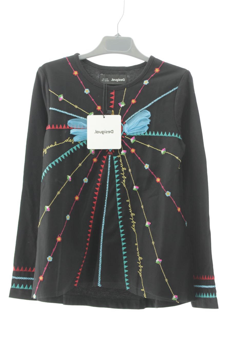Camiseta de manga larga de Desigual de la talla 7 años con etiqueta