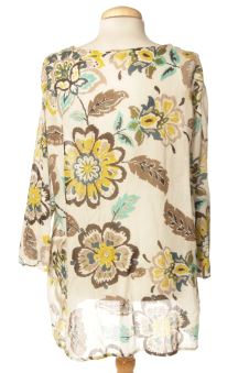 Blusa de manga larga XL natura