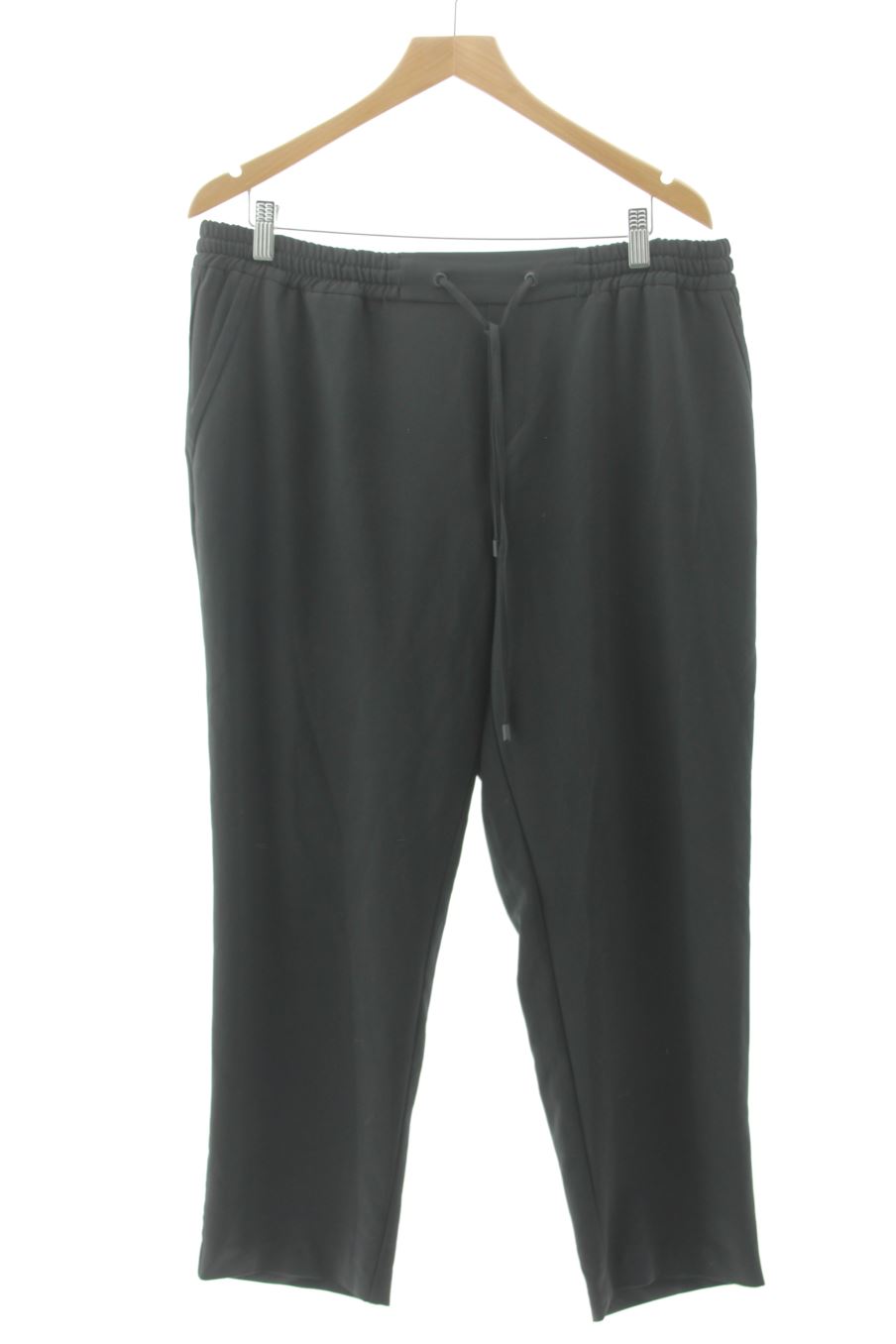 Pantalón Casual de Violeta (by Mango ) de la talla 48, de color negro