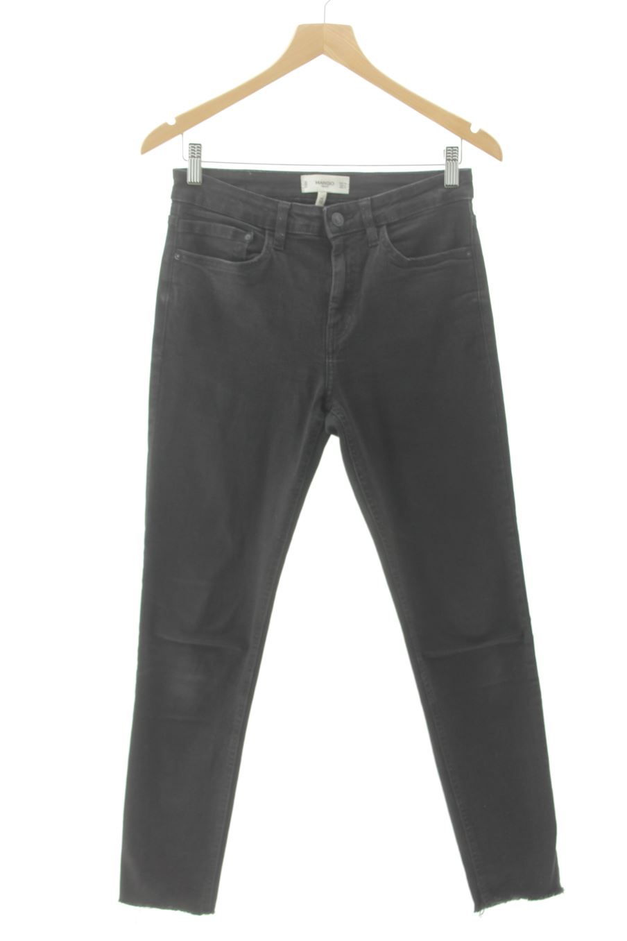Jeans de Mango de la talla 38, de color nero