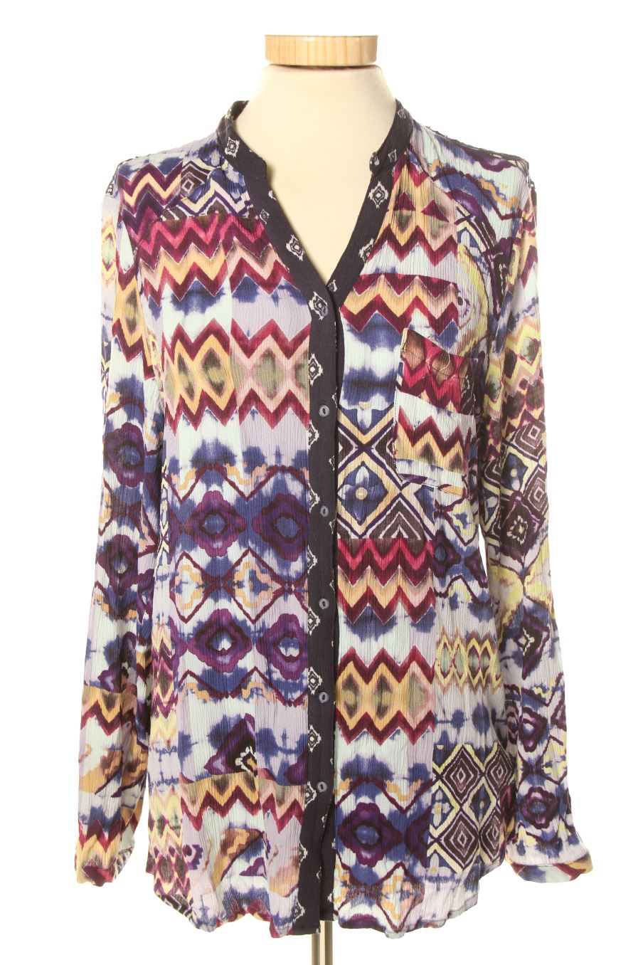 Haut Femme Desigual - Réf 75T24E2 - Taille S - Multicouleur Géométrique - Neuf Avec étiquette