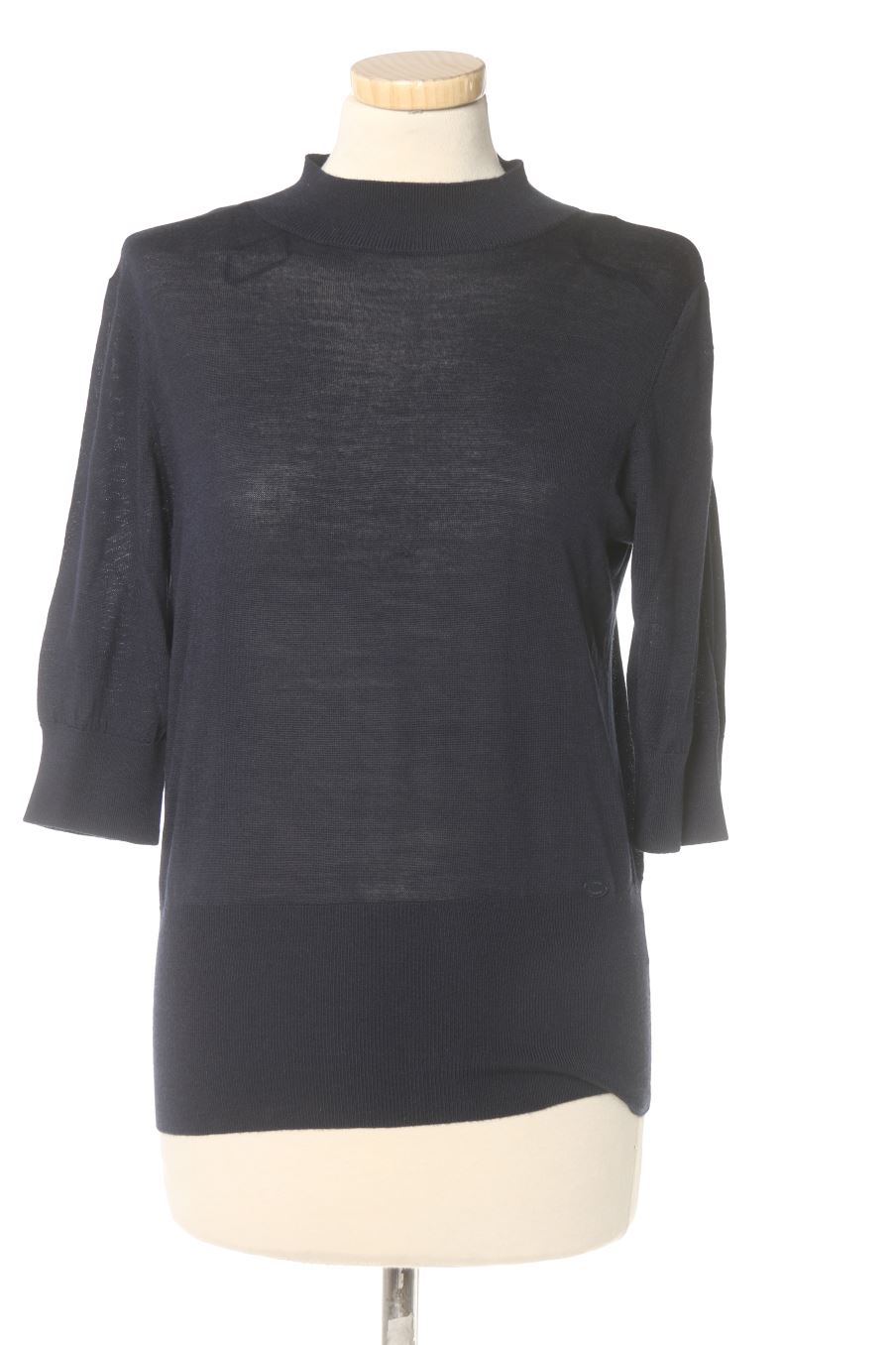 Pull Adolfo Dominguez de la taille L, de couleur bleu marine