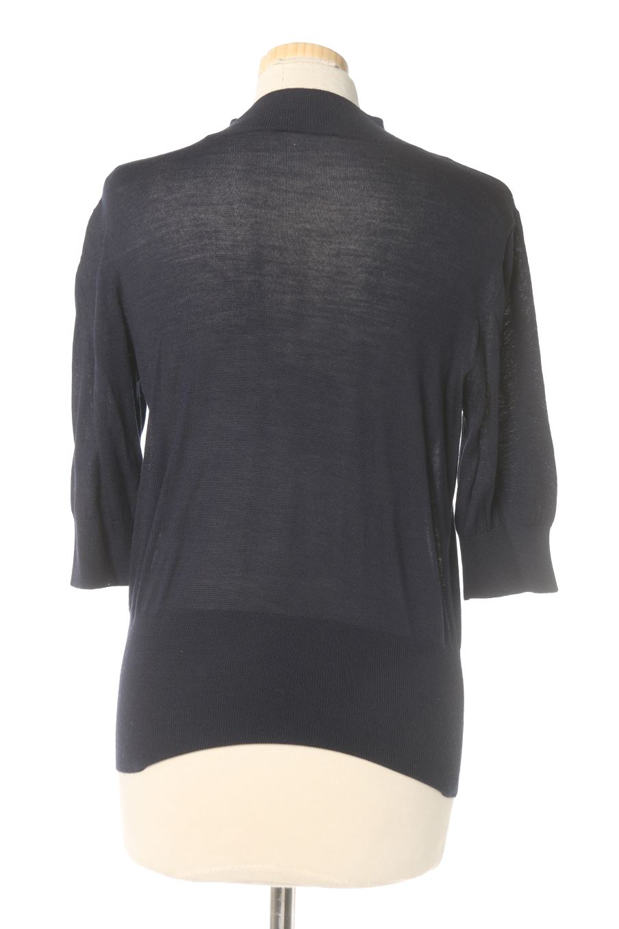 Pull Adolfo Dominguez de la taille L, de couleur bleu marine