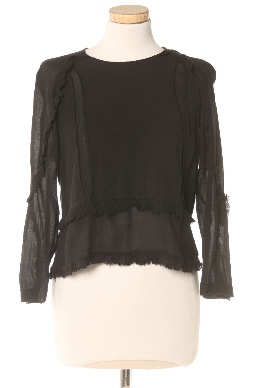 Blouse à manches longues BIMBA Y LOLA de la taille M, de couleur noir