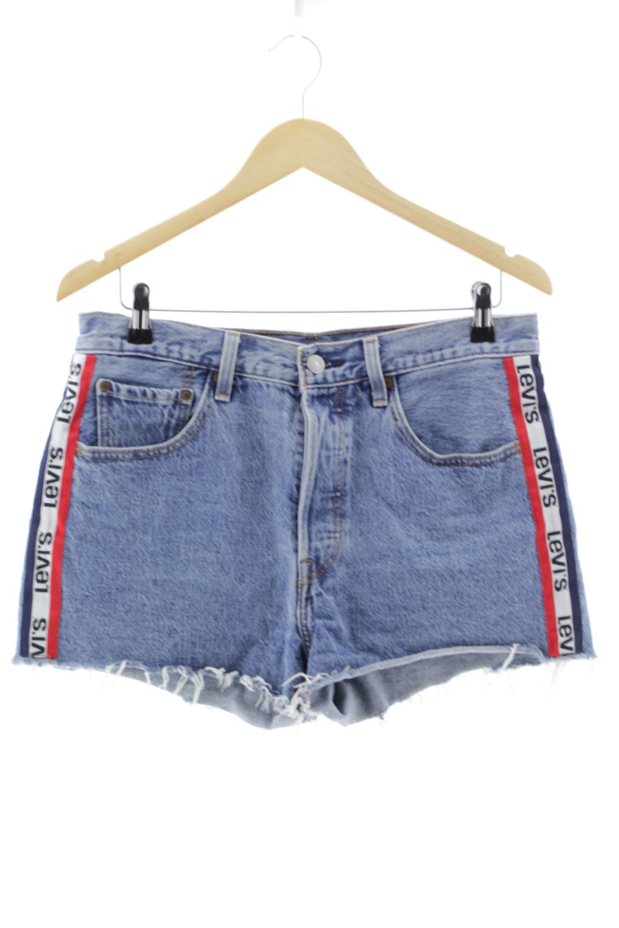 Shorts Levi's de la taille 40, de couleur bleu de denim