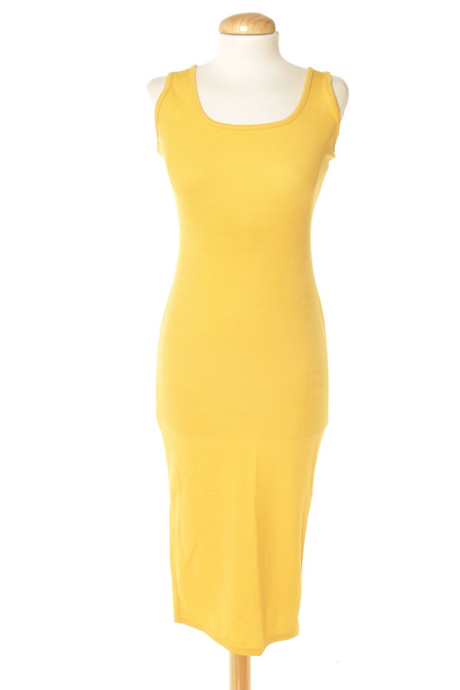 Robe casual Boohoo de la taille 36, de couleur moutarde