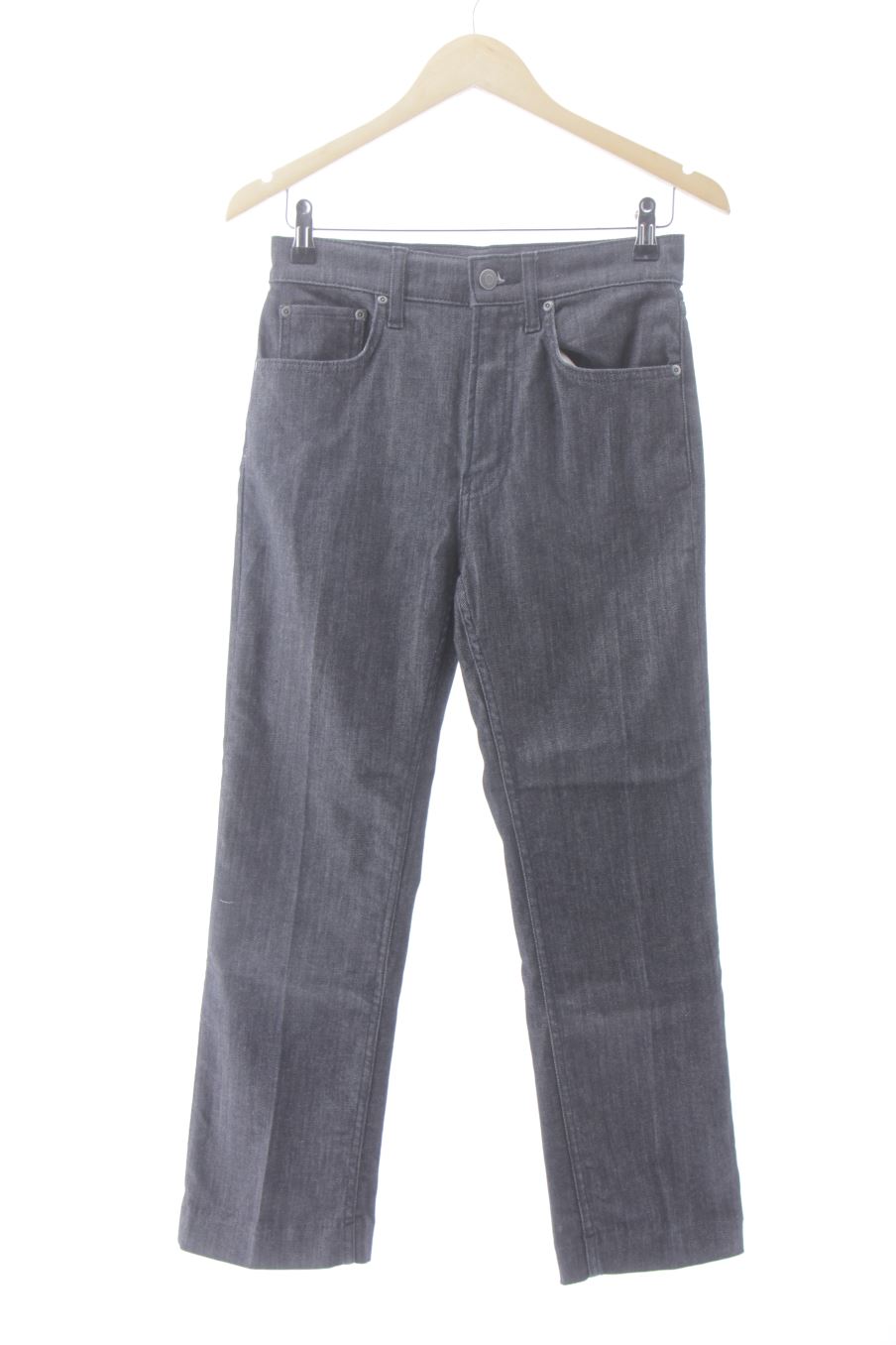 Vaquero de Zara de la talla 36, de color gris de ropa vaquera