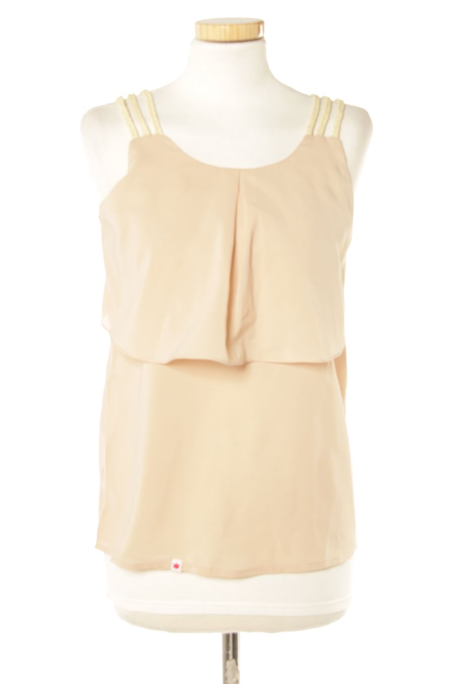 Top kling de la taille S, de couleur beige