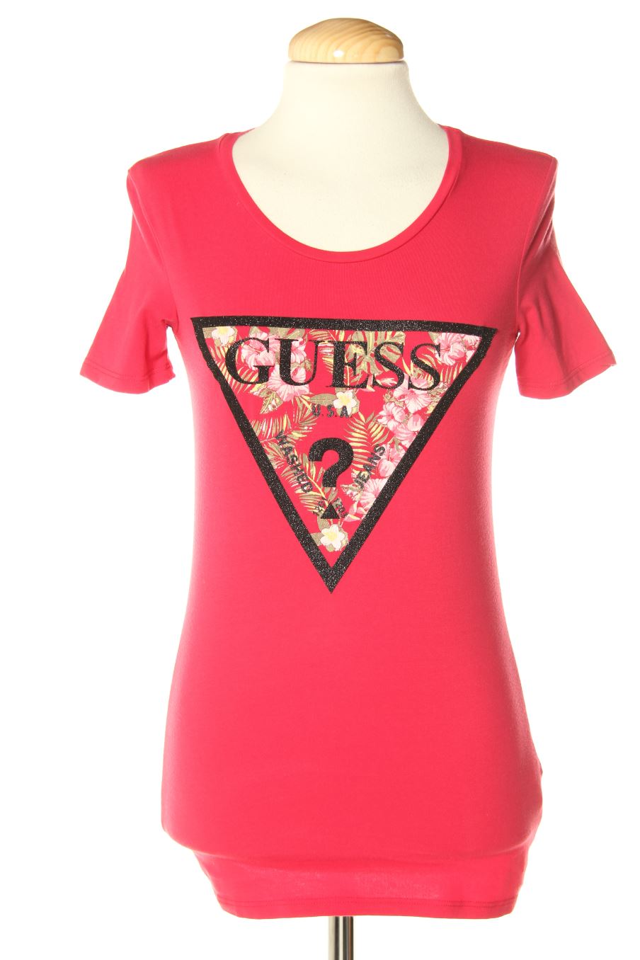 T-shirt Guess de la taille S, de couleur rose