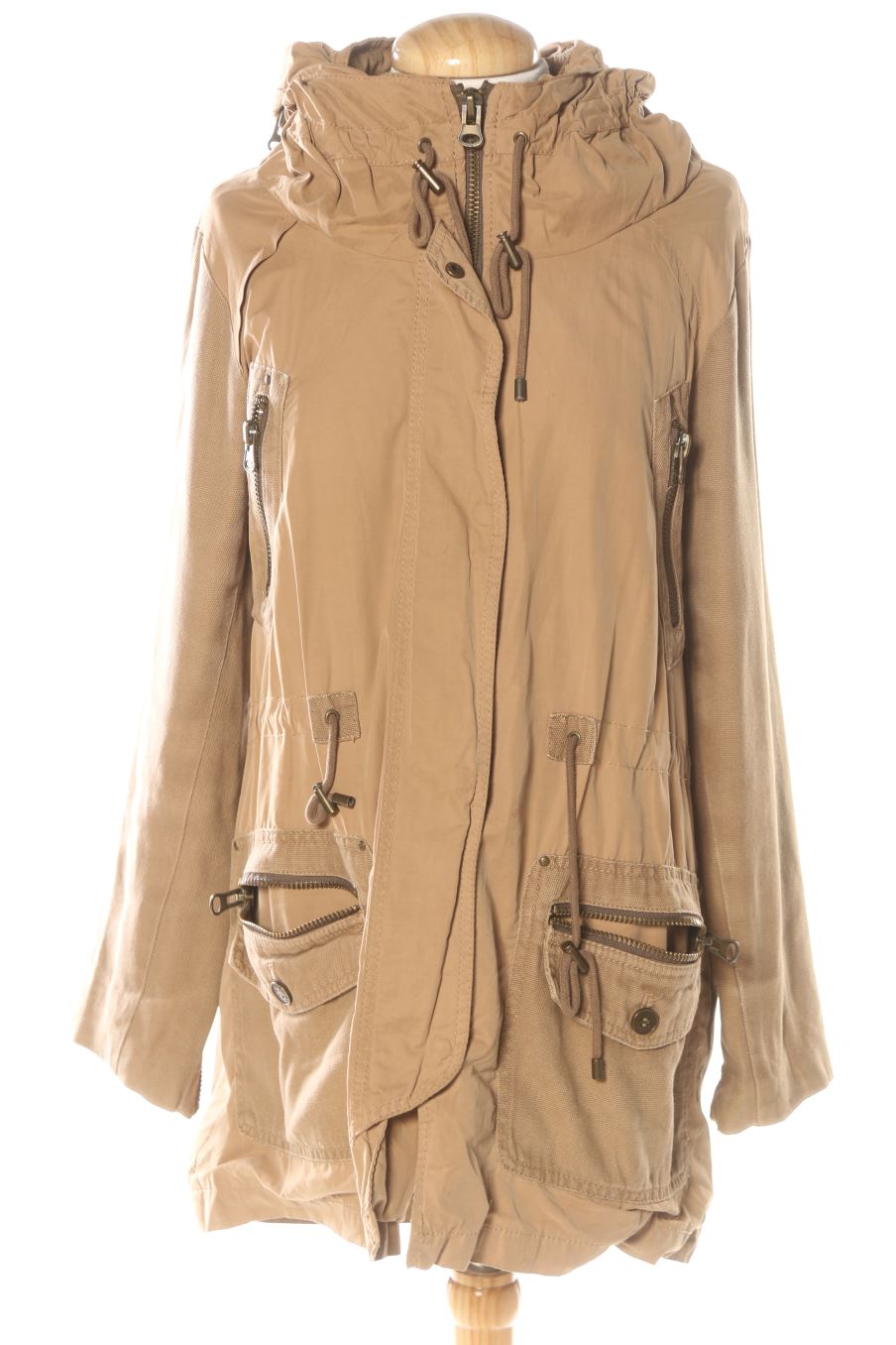 Blouson Zara de la taille L, de couleur marron