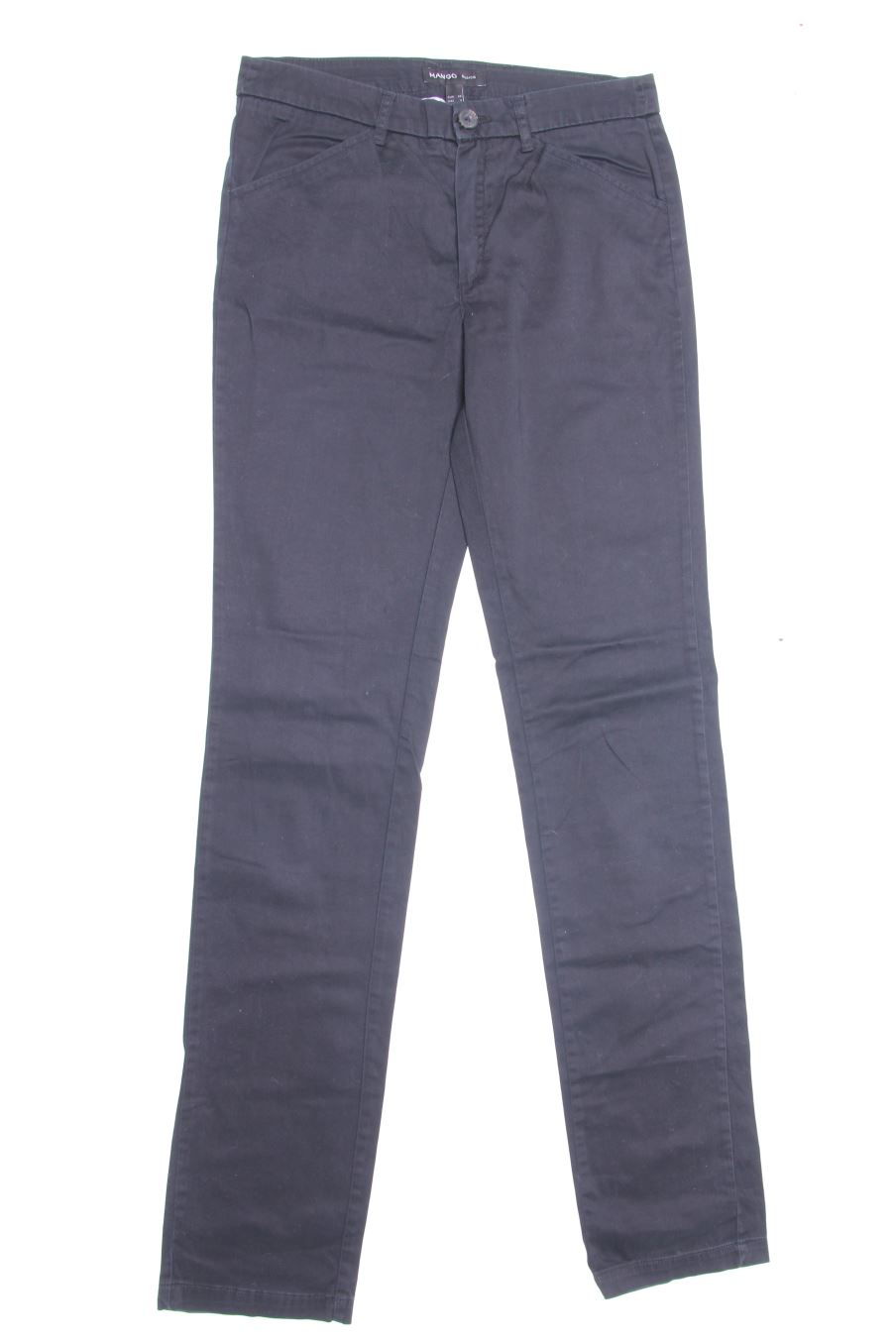 Pantalones de Mango de la talla 36, de color negro